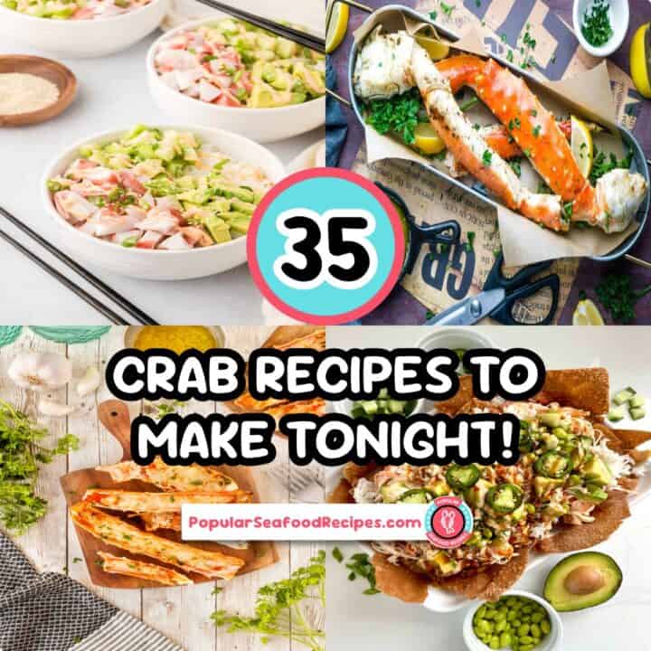 Fresh crab dishes perfect for dips, dinners, and snacks tonight.